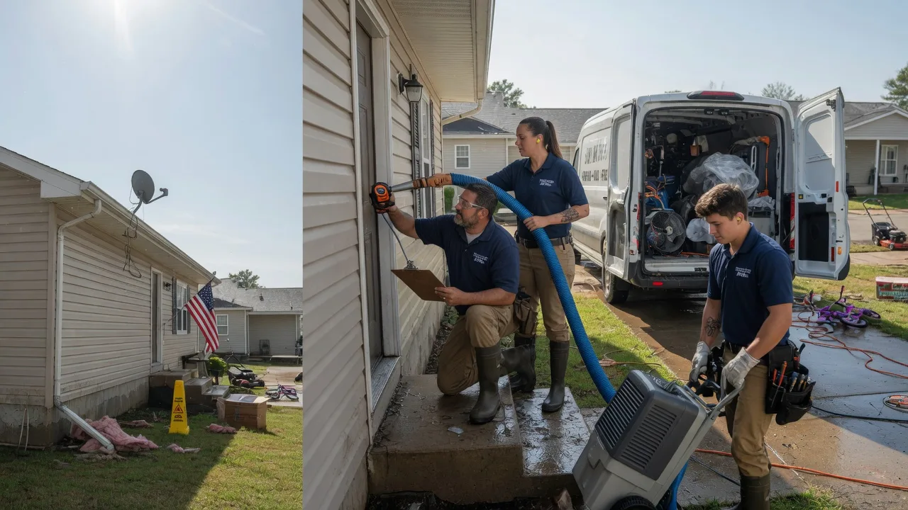 Ceiling Water Damage Restoration in Sedgwick, KS near me